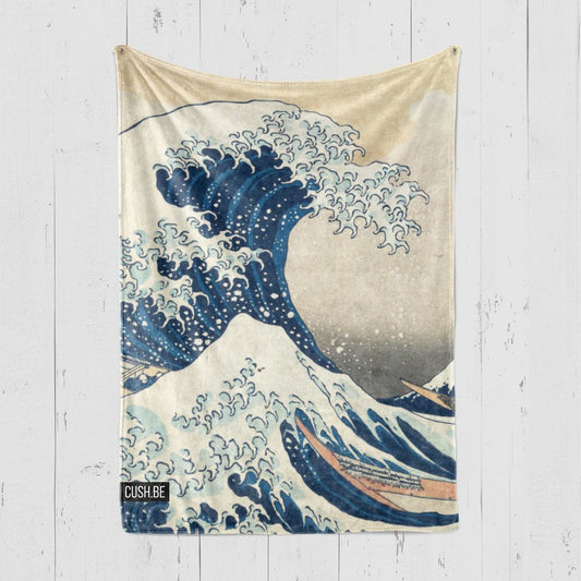 Одеяло Голямата вълна край Канагава на Кацушика Хокусай