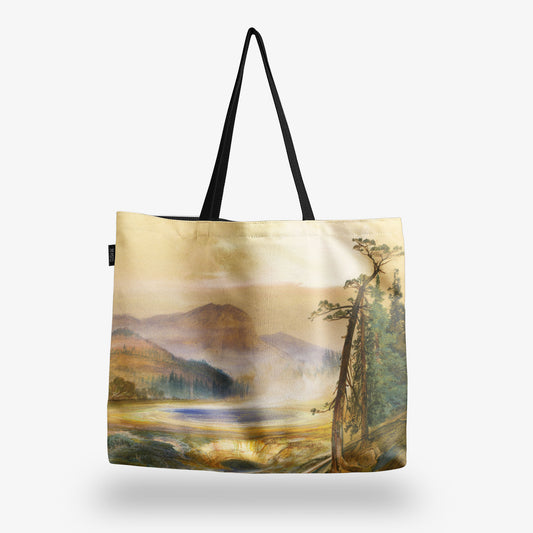 Голяма чанта Гейзерът Екселсиор в Йелоустоун на Томас Моран