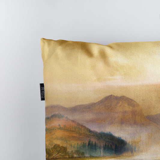 Възглавница Гейзерът Екселсиор в Йелоустоун на Томас Моран