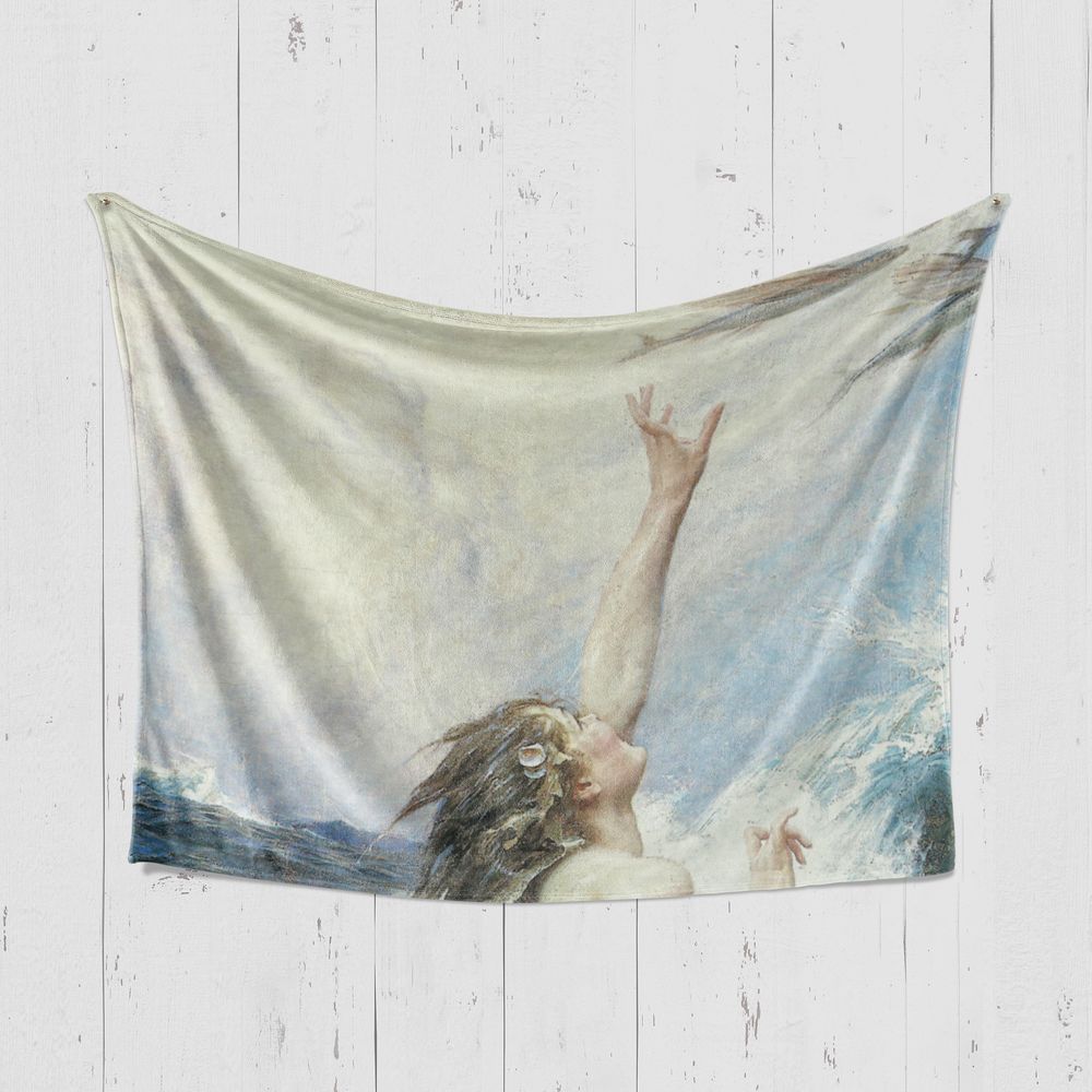 Одеяло Летящи риби на Хърбърт Джеймс Дрейпър