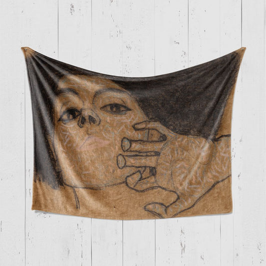 Одеяло Глава на жена на Егон Шиле