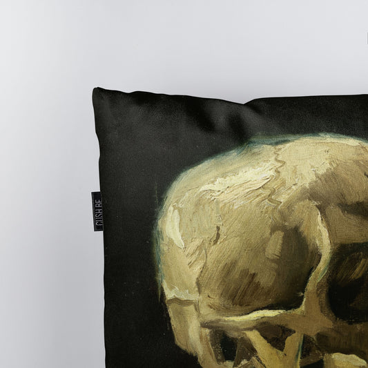 Възглавница Череп с горяща цигара на Винсент ван Гог