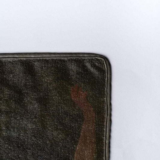 Плажна кърпа Нимфи и сатир на Уилиям-Адолф Бугеро