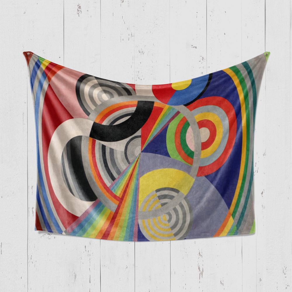 Одеяло Ритъм номер 1 на Робер Делоне