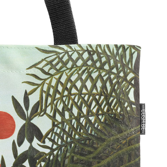 Чанта Джунгла със залязващо слънце на Анри Русо