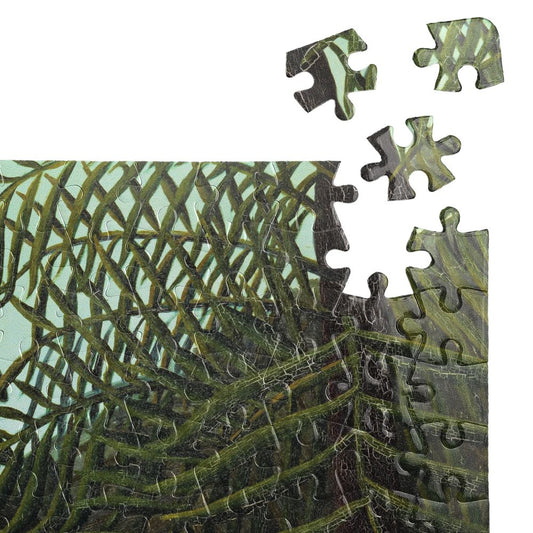 Пъзел Джунгла със залязващо слънце на Анри Русо