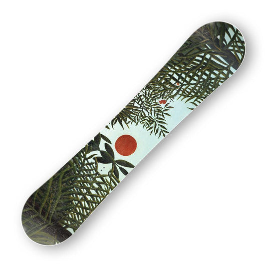 Сноуборд скин Джунгла със залязващо слънце на Анри Русо