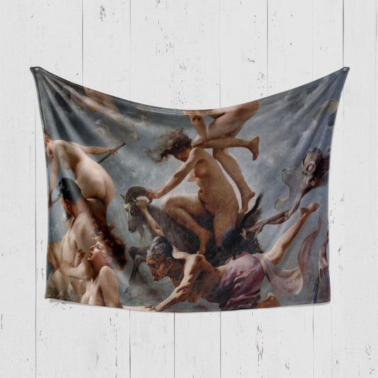 Одеяло Вещици се събират за Сабат на Луис Рикардо Фалеро