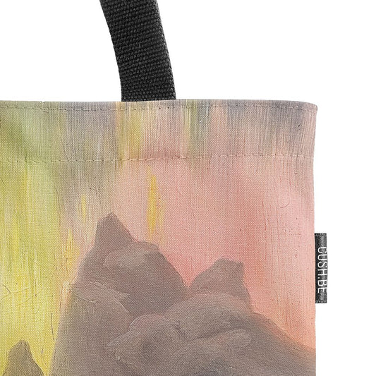 Чанта Саами на ски в северно сияние на Франц Дидрик Бо