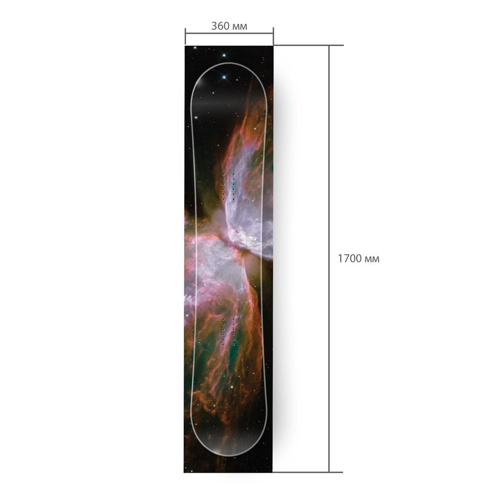 Сноуборд скин Пеперудена мъглявина