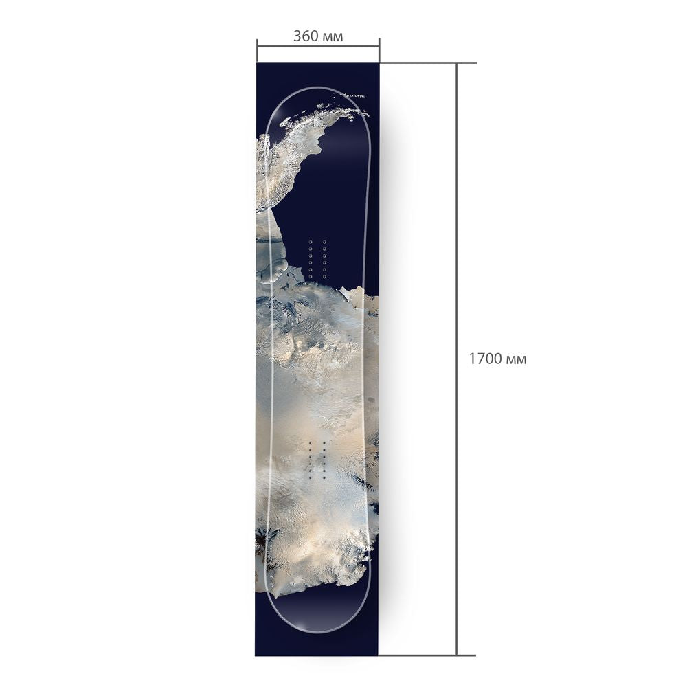 Сноуборд скин Антарктика