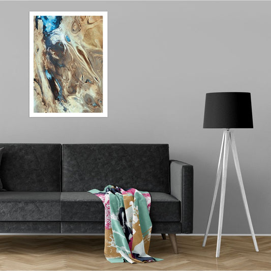 Плакат Пустинята Деще Кевир в Иран