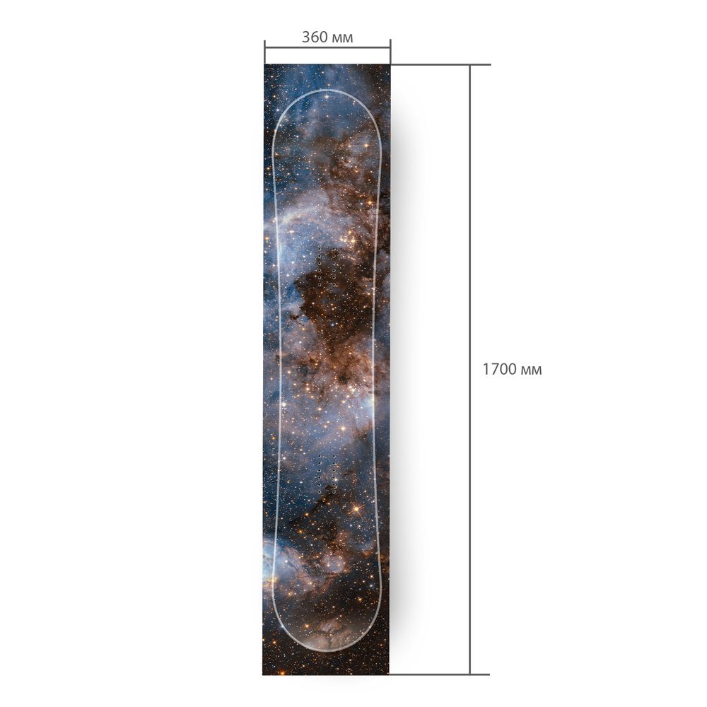 Сноуборд скин Голям Магеланов облак