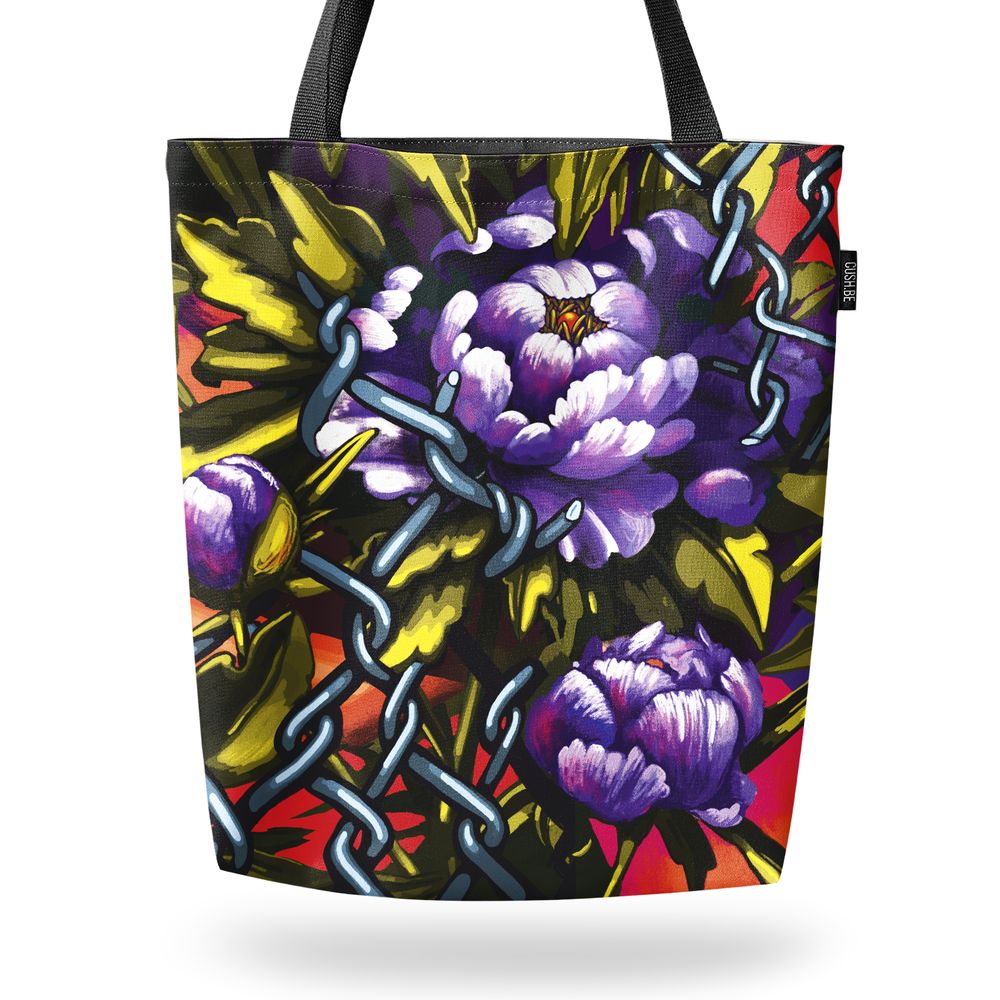 Чанта Peonies