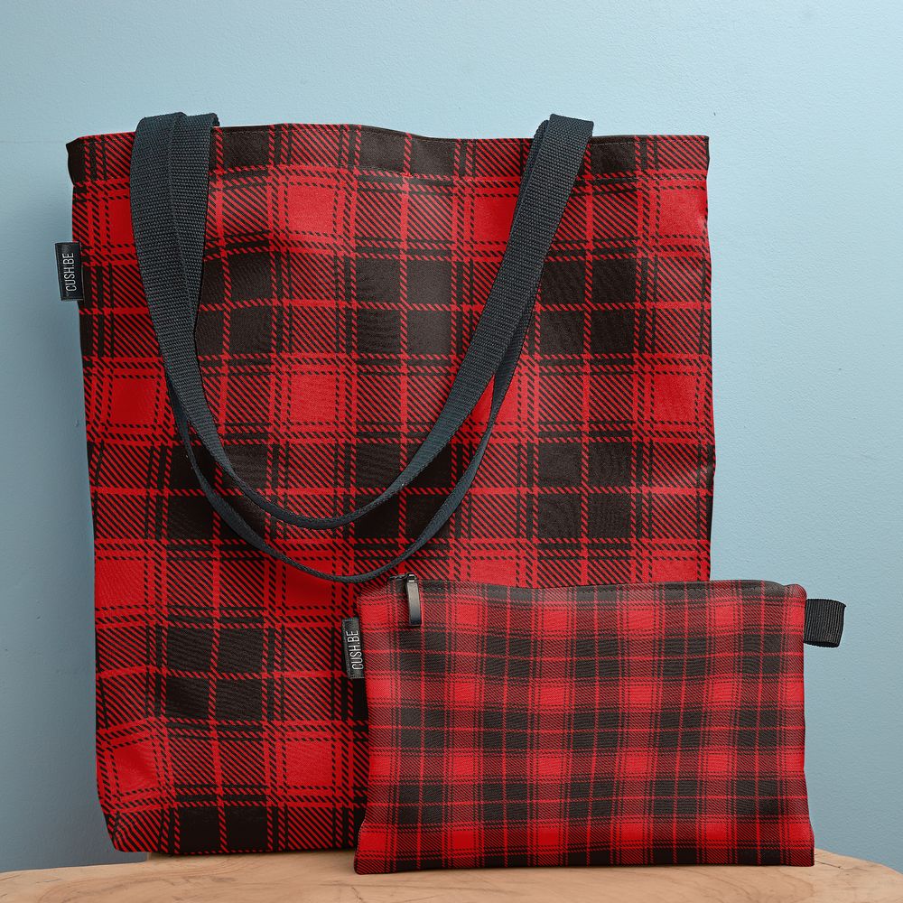 Чанта Строг тартан