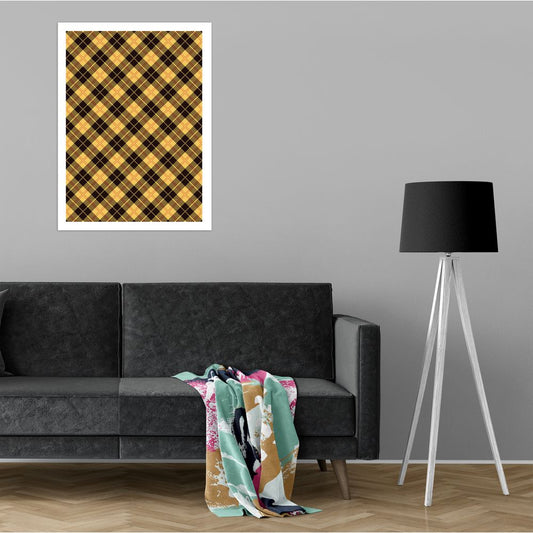 Плакат Плажен тартан