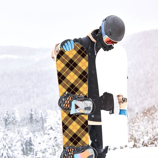 Сноуборд скин Плажен тартан