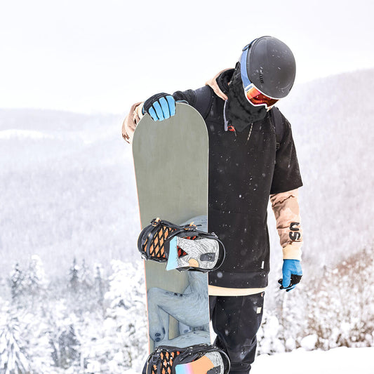 Сноуборд скин A dog on the beach