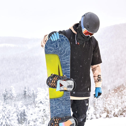 Сноуборд скин Ceci n est pas une pipe non plus