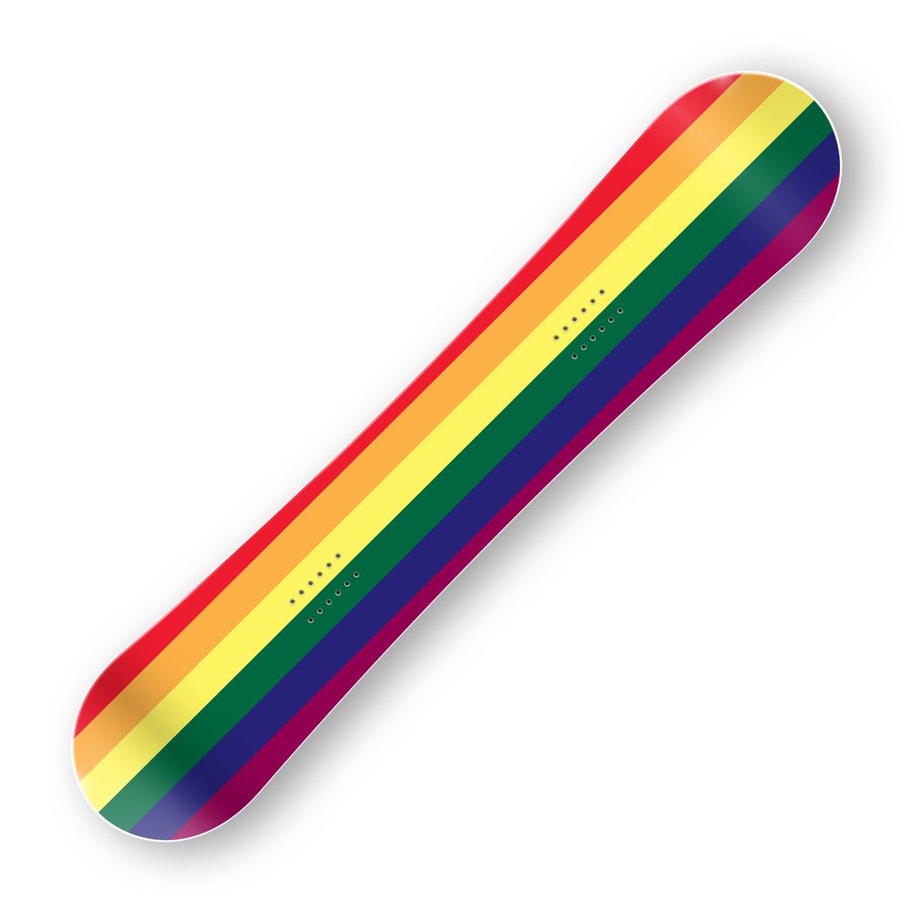 Сноуборд скин Rainbow