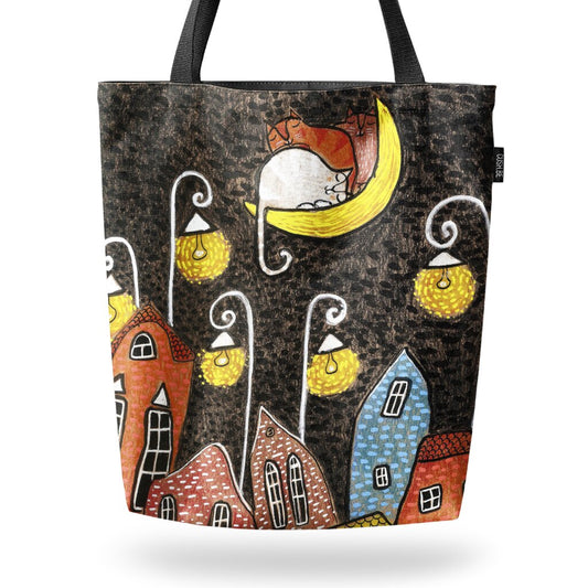 Чанта The moon was purring