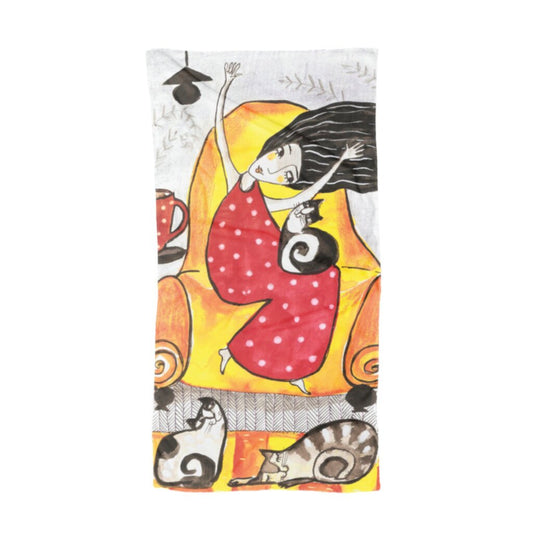 Плажна кърпа Home from the street