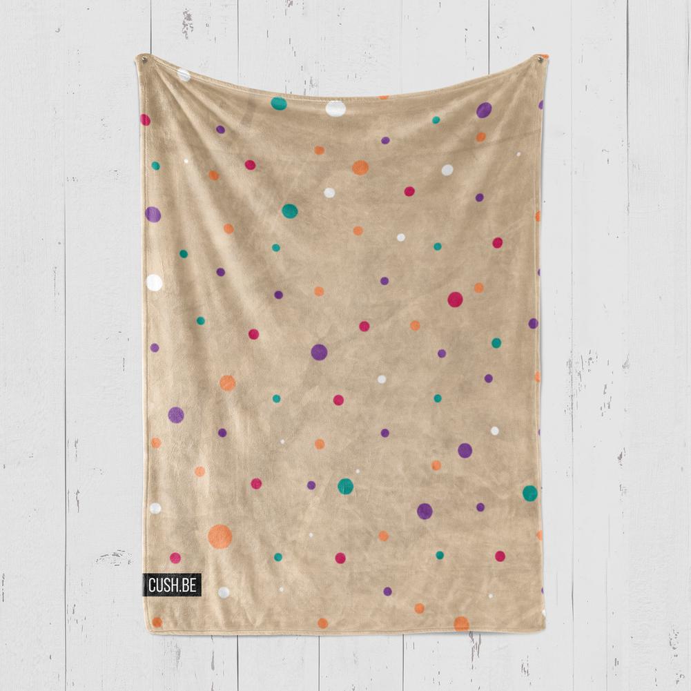 Одеяло Стара хартия с цветни точки