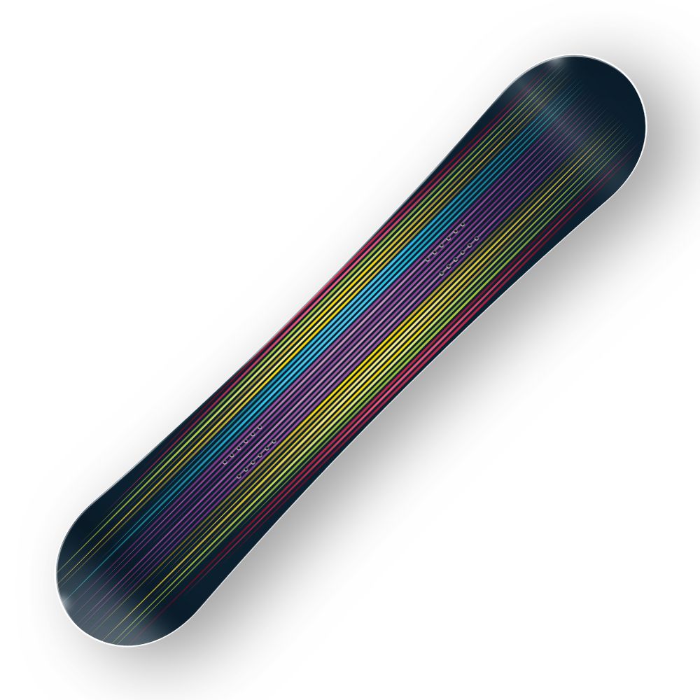 Сноуборд скин Цветни линии