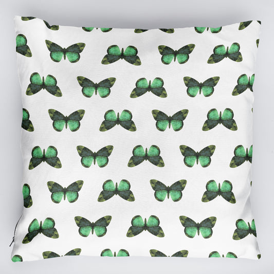 Възглавница Зелени пеперуди