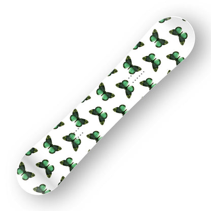 Сноуборд скин Зелени пеперуди