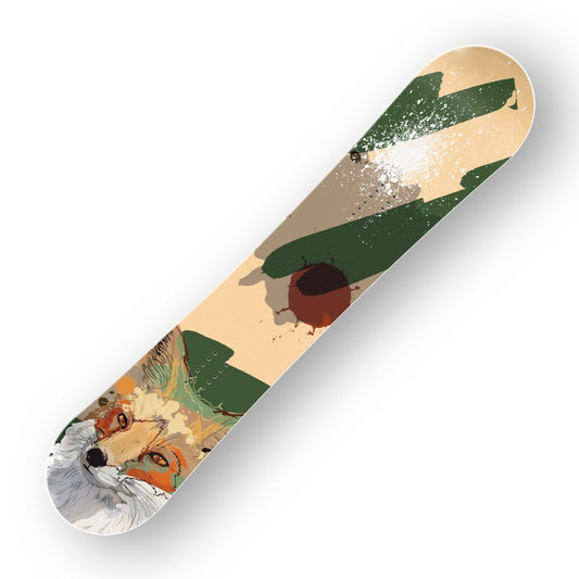 Сноуборд скин Лисица