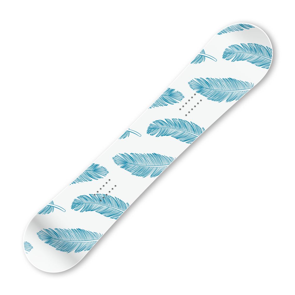 Сноуборд скин Сини пера