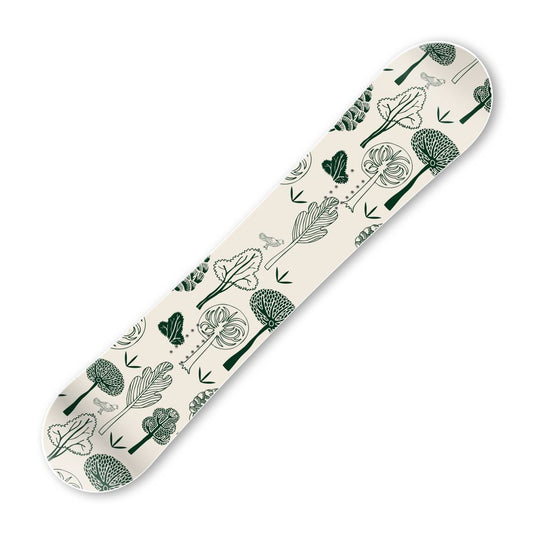 Сноуборд скин Дървета