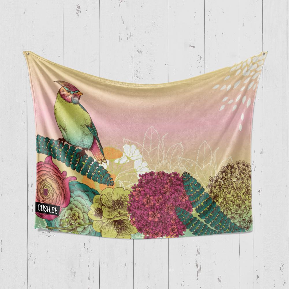 Одеяло Птица кацнала на клон