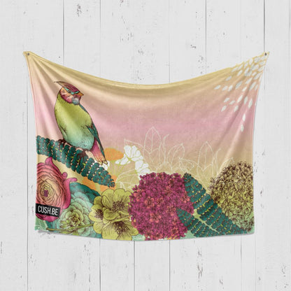 Одеяло Птица кацнала на клон