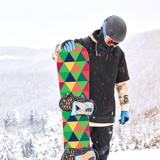 Сноуборд скин Мрежа От Триъгълници