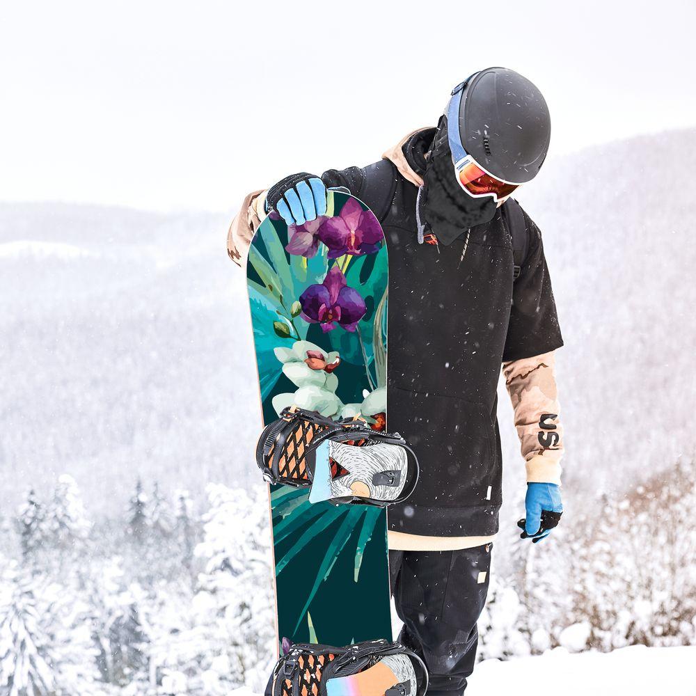 Сноуборд скин Тропическо