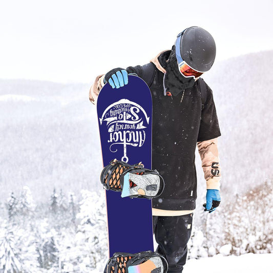 Сноуборд скин Закотви се