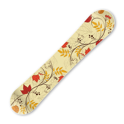 Сноуборд скин Листа от есента