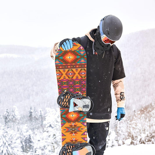 Сноуборд скин Ацтек