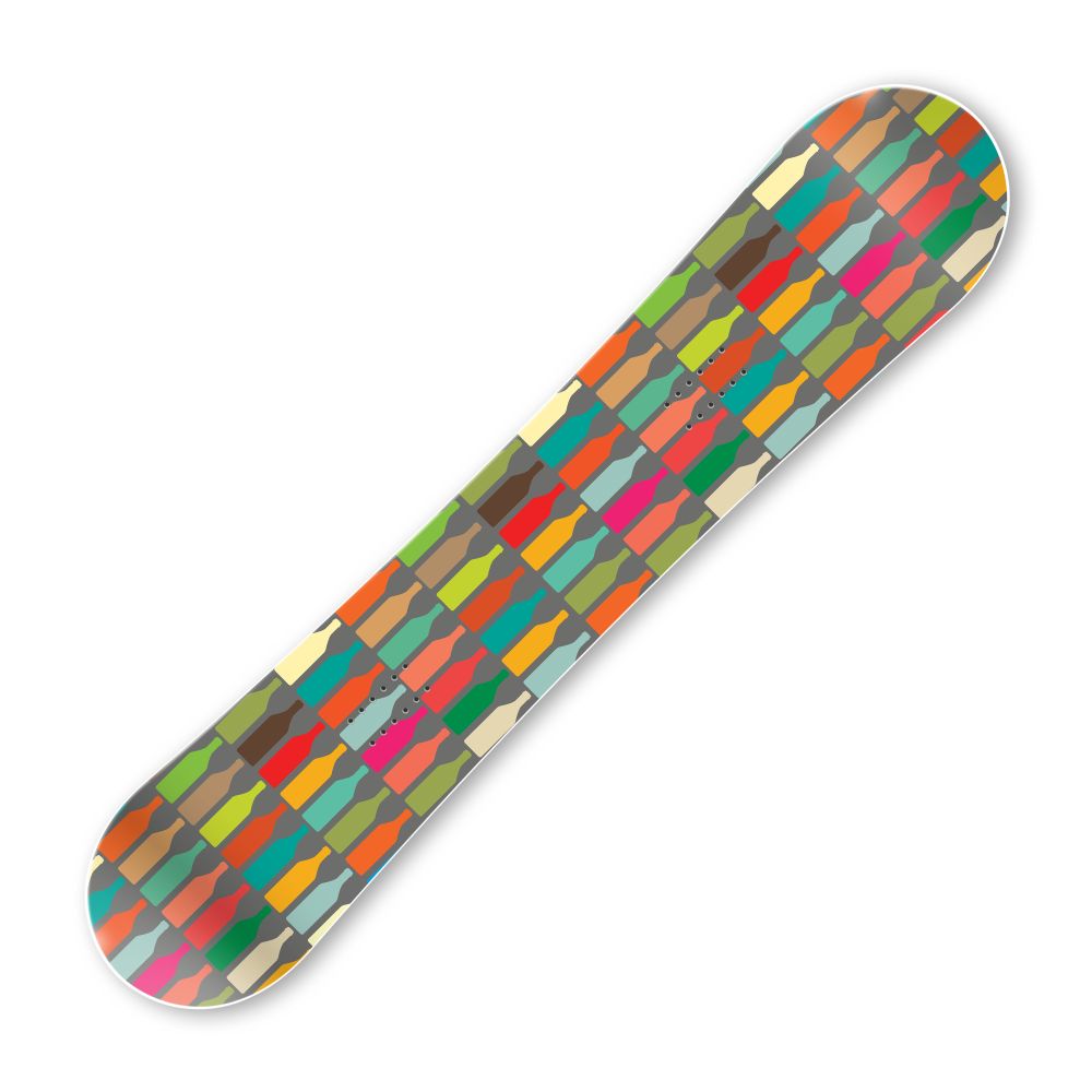 Сноуборд скин Бутилки