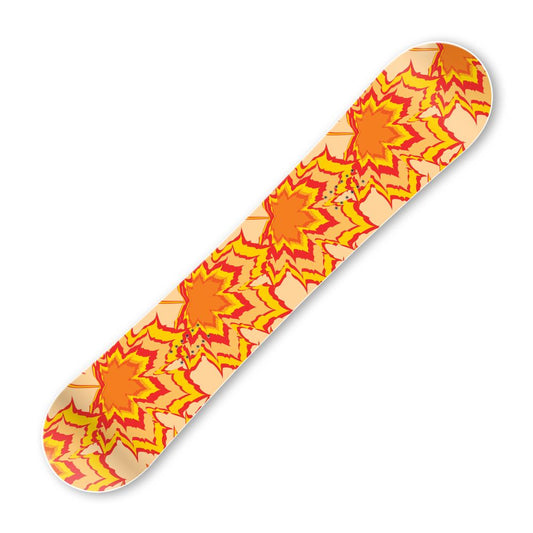 Сноуборд скин Златни листа