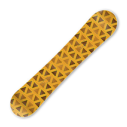 Сноуборд скин Златни триъгълници