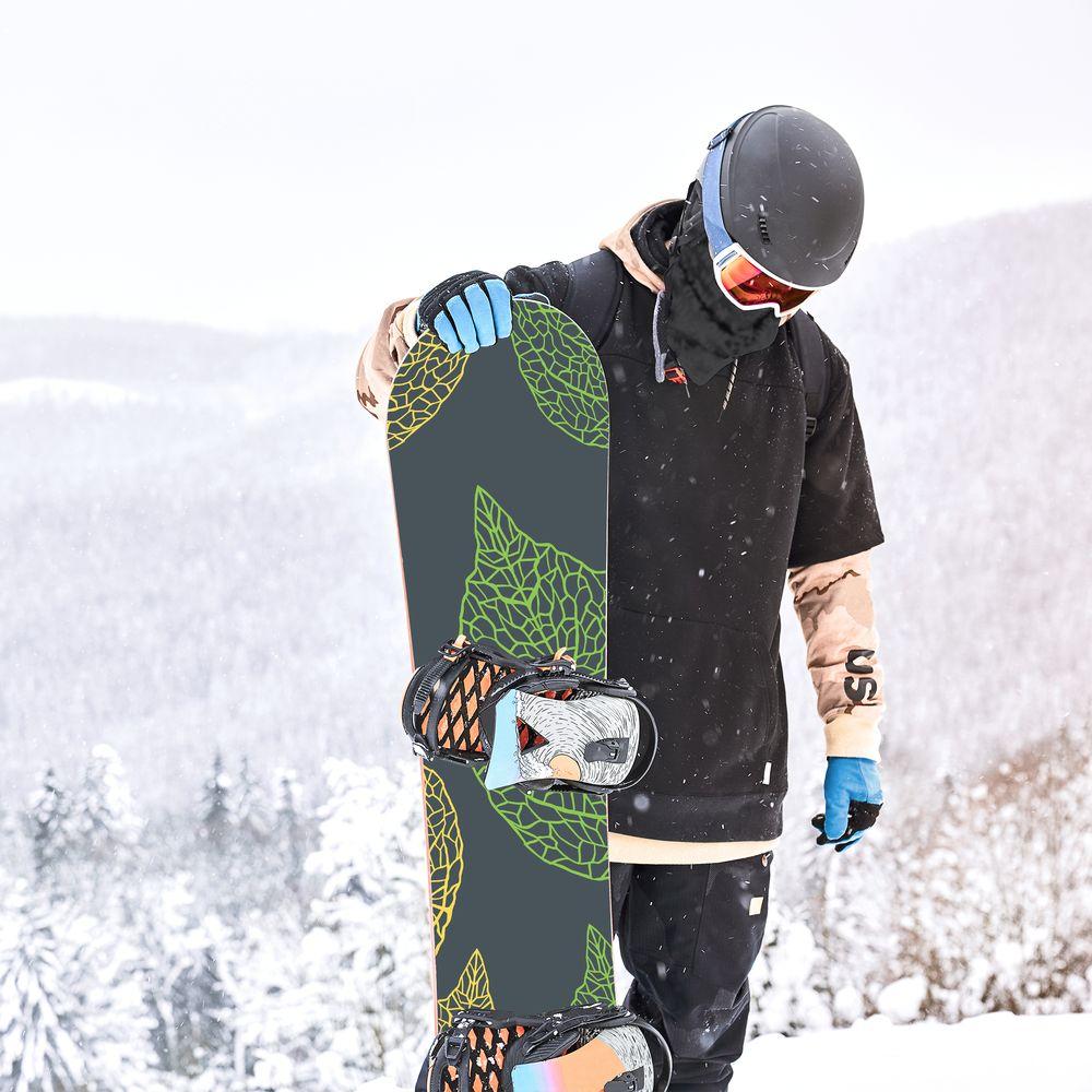 Сноуборд скин Нежни листа