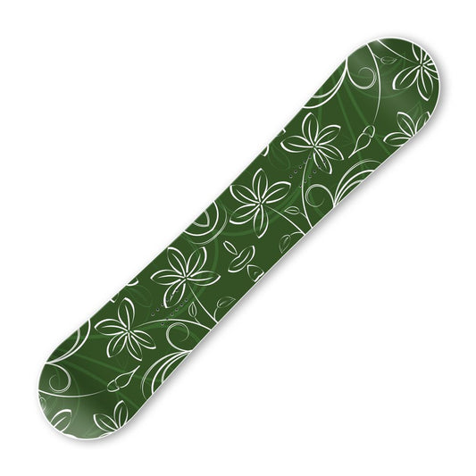 Сноуборд скин Зелени листа