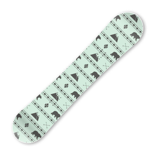 Сноуборд скин Планини и мечки