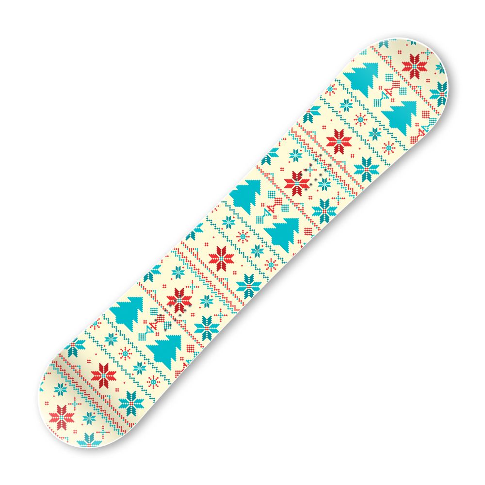 Сноуборд скин Синя коледа