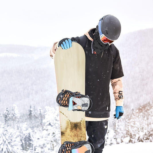 Сноуборд скин Полигонална лисица