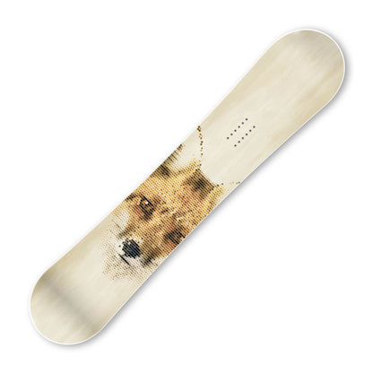 Сноуборд скин Полигонална лисица