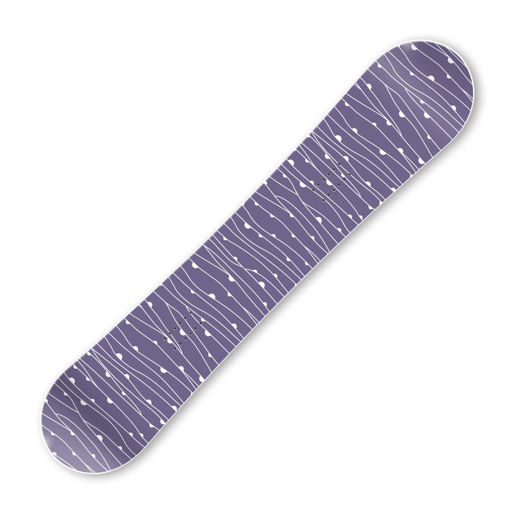 Сноуборд скин Бели линии